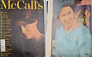Vintage May 1966 McCall's Magazine Queen Elizabeth II 40th Bday Pamela Tiffin - Picture 1 of 13