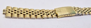 Bracelet OMEGA Original Jubilee n.o.s.5707 Vintage Yellow Gold Plated 20mc - Picture 1 of 4