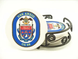 USS ANZIO CG 68 Untersetzer Military USN U S Navy - Bild 1 von 7