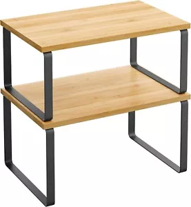 Cabinet Organizer Shelf, Set of 2 Kitchen Counter Shelves, Kitchen Storage - Picture 1 of 7