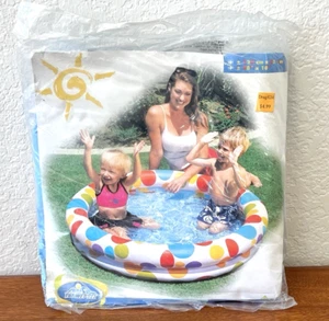 Vintage 2001 Intex The Wet Set Kids Wading Blow Up Pool 48"×10" NOS - Picture 1 of 9