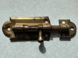 Bolt Latch Door Lock Sliding Vintage - Picture 1 of 3