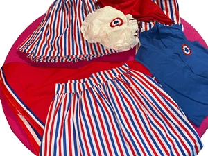 Important lot + de 20 déguisements vintage enfants Bleu Blanc Rouge 14 juillet - Picture 1 of 18