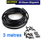 3 metre Car Windshield Wiper Washer Jet Pipe+Hose Connectors T Y For Nozzle Pump