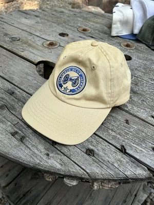 NHL Columbus Blue Jackets Hockey Cannon Logo Fox Sports Ohio Adjustable Hat Gold - Image 1 of 4