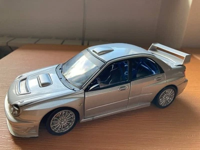 Modellino Subaru Impreza WRC 1:24 – Hongwell – Argento – Diecast - Immagine 1 di 4