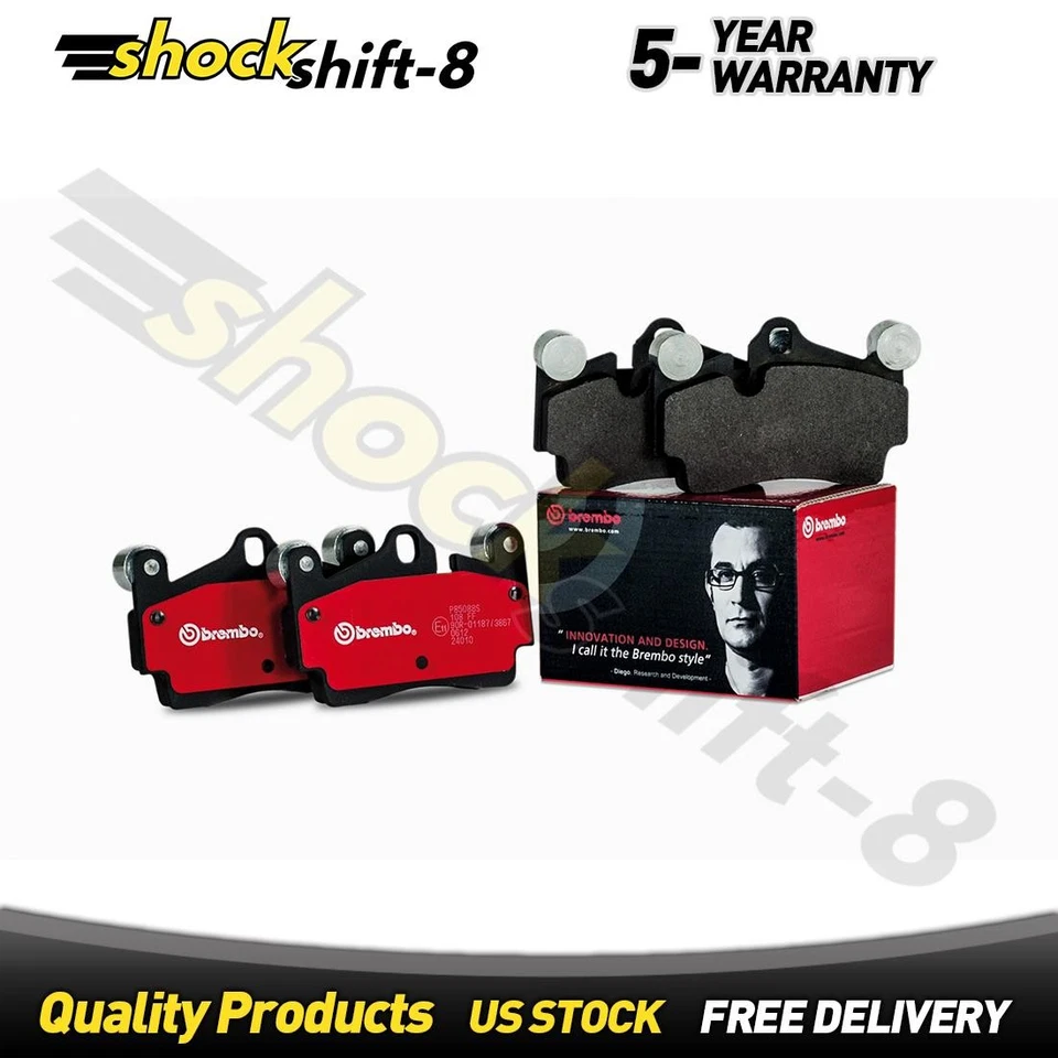 Conjunto de pastilhas de freio a disco dianteiro compatível com Volkswagen Passat 2.5L 2012-2014 2017 2018 - Imagem 1 de 1