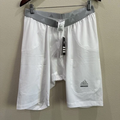 Adidas TechFit Climalite 5 Pocket Girdle- White Mens 2XL NWT - Image 1 of 4