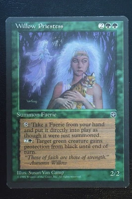 Magic The Gathering MTG WILLOW PRIESTESS Homelands LP Lightly Played - Image 1 of 2
