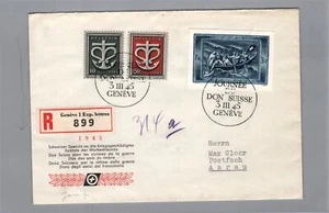 Suiza Michel número 445 franqueo mixto 3.3.1945 - Imagen 1 de 2