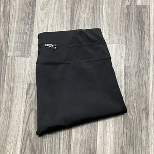ATHLETA Elastic Waist Stretch Black & Blue Activewear Leggings Girl's Size Small - Picture 1 of 11