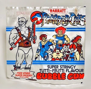 Vintage 1985 Barratt THUNDERCATS Bubble Gum Pouch Container candy PANTHRO - Picture 1 of 7
