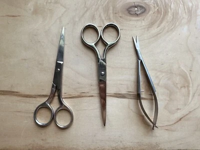 Lote 127 TIJERAS ACOLCHADORAS TELA TIJERAS HILO Y Tijeras Roscado Foto 1 de 2