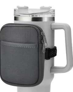 Handtasche Tasche für Stanley 18 - 40 Unzen Becher Tasse Bauchtasche grau - Bild 1 von 6