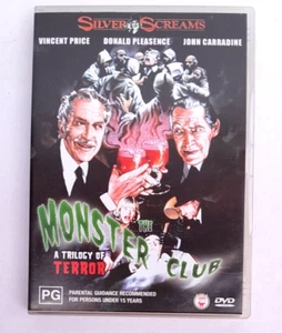 THE MONSTER CLUB: A TRILOGY OF TERROR / VINCENT PRICE, SILVER SCREAMS DVD - GC. - Picture 1 of 4