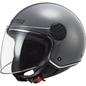 LS2 Sphere Lux Nardo Grey Casco Jet Visiera - OF558 * - Imagen 1 de 10
