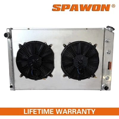 3Row Radiator Fan Shroud Fit Jimmy Chevrolet Blazer K P R C G V GMC 1981-1991 AT - Image 1 of 4