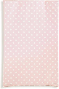 KATY Antivuelco Bebé Niñas Impermeable Cambiador Mat con Lados Curvos Rosa y Blanco - Imagen 1 de 8
