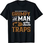 T-shirt neuf limité Old Man Who Shot Traps, Clay Busting, Skeet Shooting