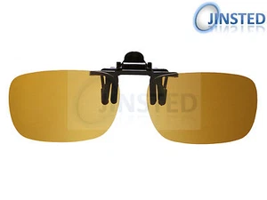 Gafas de sol amarillas polarizadas polarizadas abatibles abatibles con clip tonos ACP001 - Imagen 1 de 12