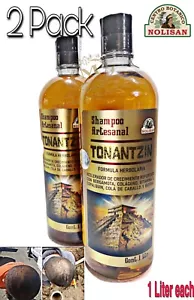 2 Hair Re-Growth Shampoo With Rosemary, Collagen & Copalquin TONANTZIN 1L Each - Picture 1 of 6