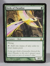 MtG Magic: the Gathering Ravnica: City of Guilds Non-Foil Birds of Paradise MP