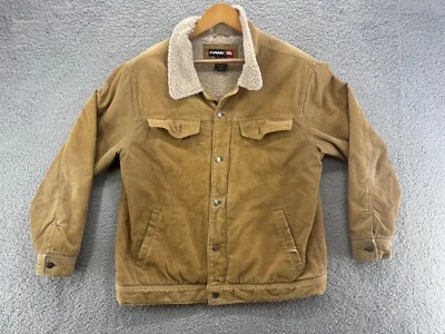 Chaqueta de pana para hombre Tony Hawk Sherpa forrada abrigo de tareas poliéster talla XL Foto 1 de 4