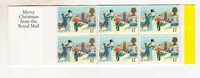 1990 LX1 LAMINATED CHRISTMAS BOOKLET WITH 20 X 17p COMPLETE, @ FV - Image 1 of 2