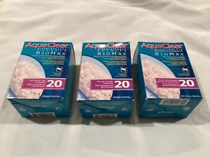 3 Aquaclear 20 Biomax Inserts Sold As Set - Picture 1 of 2