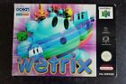 Wetrix N64 PAL Completo di Manuale GWO VGC CIB Nintendo 64 Spedizione Gratuita UK 