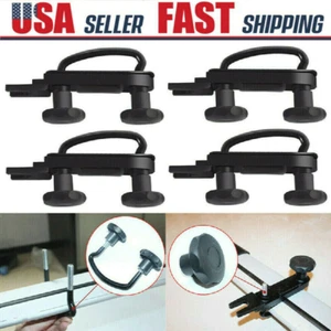 Kit de soporte de portaequipajes de techo pernos en U montaje furgoneta coche caja de techo universal 4 piezas EE. UU. - Imagen 1 de 12