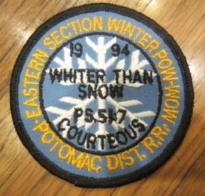 Royal Rangers Rr Uniform Patch Whiter Than Snow Ps 51:7 Winter Pow Wow Potomac - Picture 1 of 1