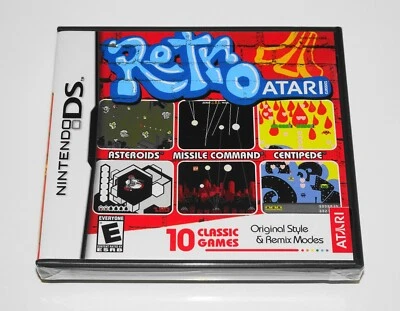 RETRO ATARI CLASSICS 🕹️ (Nintendo DS, 2005) 2DS 3DS NEW FACTORY SEALED 💥 RARE - Image 1 of 2