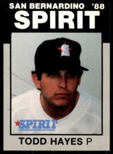 1988 Best San Bernardino Spirit Todd Hayes San Bernardino Spirit #25