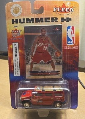 2003-04 Fleer Ultra LeBRON JAMES Diecast Hummer H2 & Rookie Card #171 NBA Cavs - Image 1 of 4
