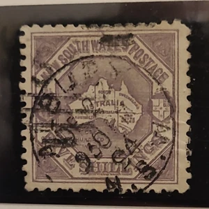 1888 NSW New South Wales QV 5/- Shillings Violet - Picture 1 of 1