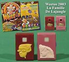 Weetabix Weetos 2003, 2 visionneuses La Famille Delajungle + 1 boîte