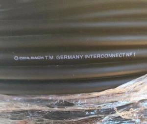 Audiokabel Subwoofer Cinch Kabel Oehlbach Interconnect NF 1 Schwarz - Bild 1 von 2