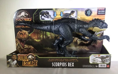Jurassic World Camp Cretaceous Dino Escape Slash 'N Battle Scorpios Rex Stinger - Изображение 1 из 4
