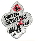 Winter Scouting Scouts Canada Fleur des Lis Shaped CREST NOS New Old Stock SD35P
