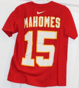 *YOUTH SIZE SMALL THE NIKE TEE BRAND RED MAHOMES TEE--EXCELLENT   5-2-8 - Picture 1 of 4