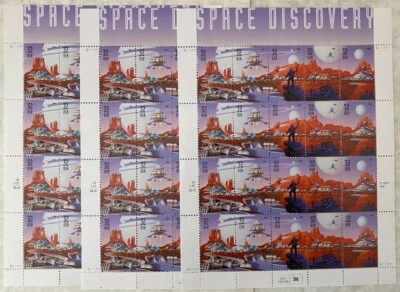 US Stamps 35 Sheets Space 1997/1999/2000/2003/2007/2021/2022 477 Stamps + 1 S/S - Image 1 of 4