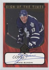 1997-98 SP Authentic Sign of the Times Mats Sundin #MS Auto HOF