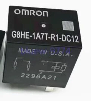 2PCS NEW Omron G8HE-1A7T-R1-DC12 Automotive Electromagnetic Relay - Image 1 of 3
