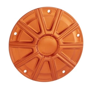 Arlen Ness 10 Gauge Derby Cover Orange Cover Twin Cam Touring HOT DEAL! - Picture 1 of 1