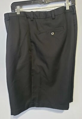 Hagger Golf Shorts Men's Size 38 Chino Pleated Front Comfort Casual Black - Image 1 of 4