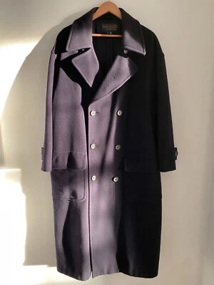 Abrigo de Oficial Vintage Polo University Club Largo Completo Talla L Foto 1 de 4