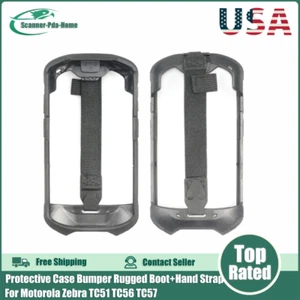 For Motorola Zebra TC51 TC56 Protective Case Bumper Rugged Boot+Hand Strap US - Picture 1 of 5