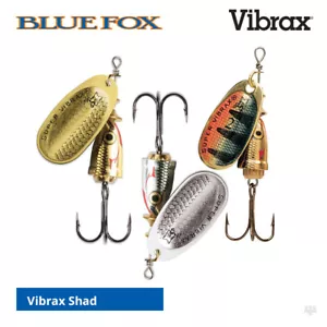 Blue Fox Vibrax Original Shad Spinners - Trout Salmon Perch Bass Fishing Lures - Picture 1 of 9