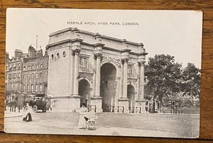 Vintage Postcard - Marble Arch, Hyde Park, London Posted 1907 - Picture 1 of 2